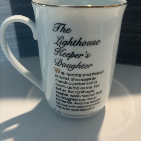 Norman Rockwell White Ceramic Mug with Vintage Illustration - Picture 6 of 7